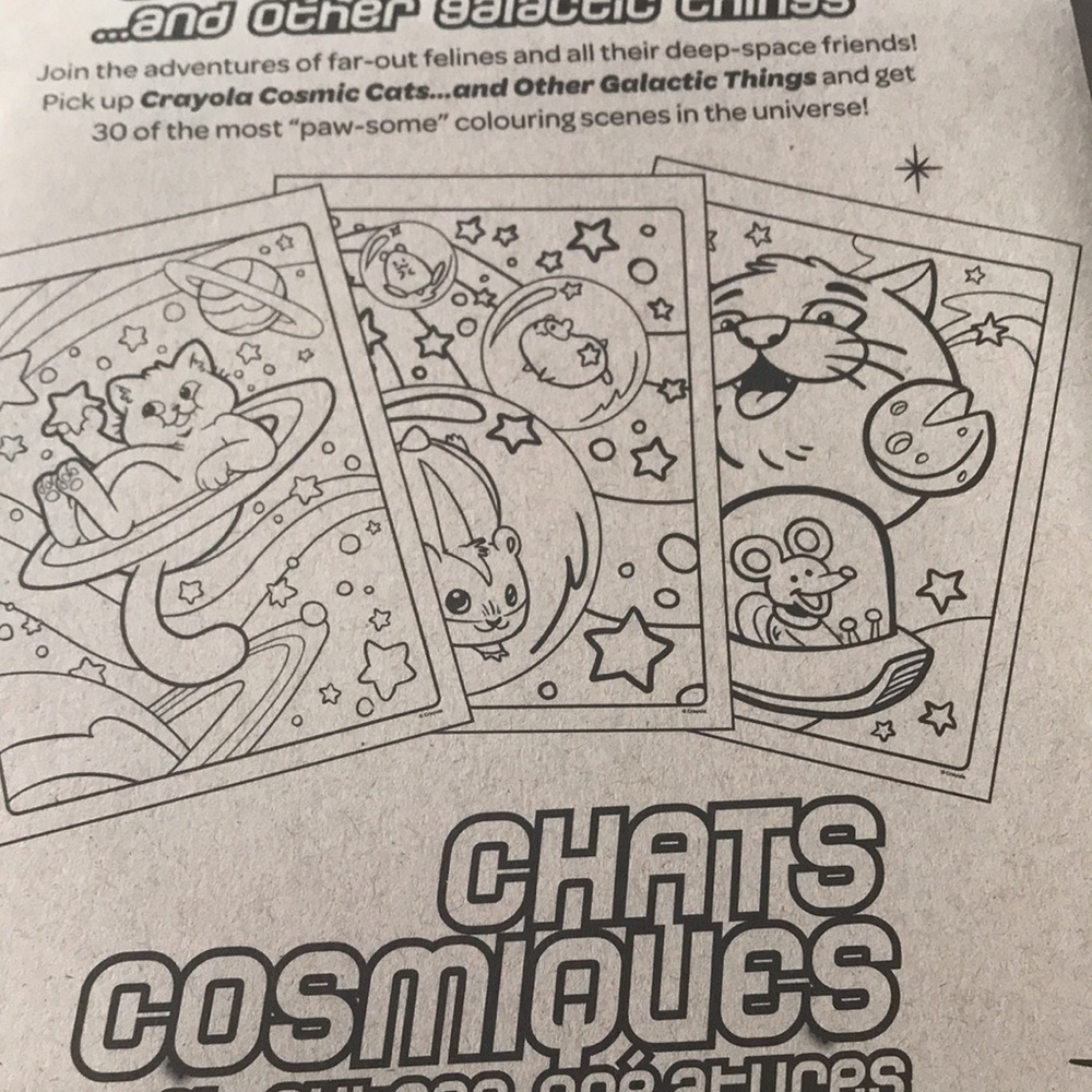 🌻4/$20 Crayola Cosmic Cats Colouring Book Activity Pack - Picture 6 of 6